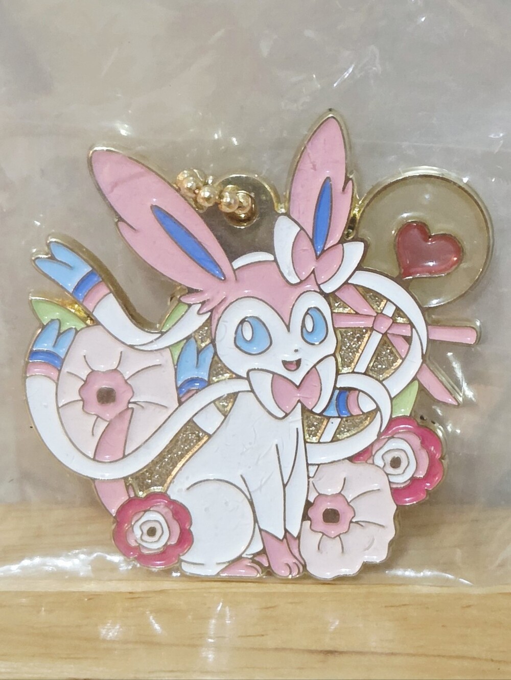 *3 for $30* Pokémon Sylveon Enamel Charm Keychain